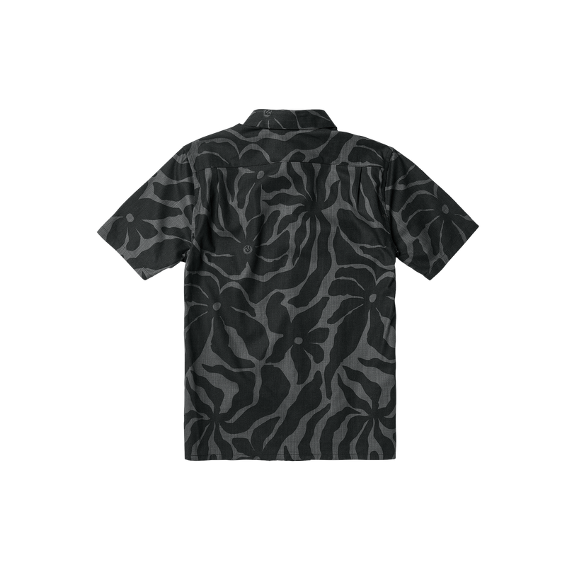 Palm Warp Shirt - Black - Captain Fin Co.