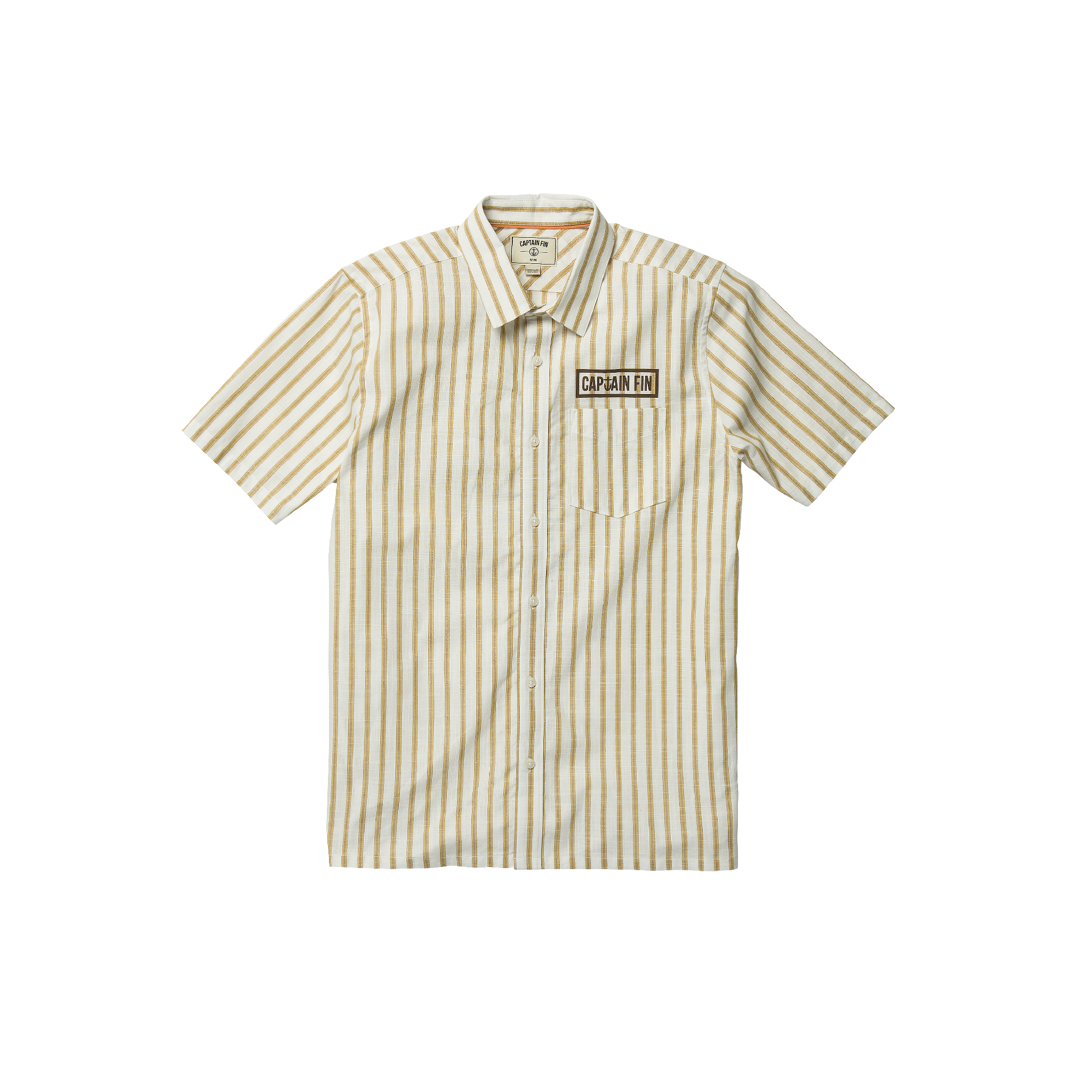 Bait Barge Short Sleeve Shirt - Mineral Yellow