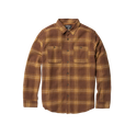 Fire Pit Long Sleeve Flannel Shirt - Dark Earth