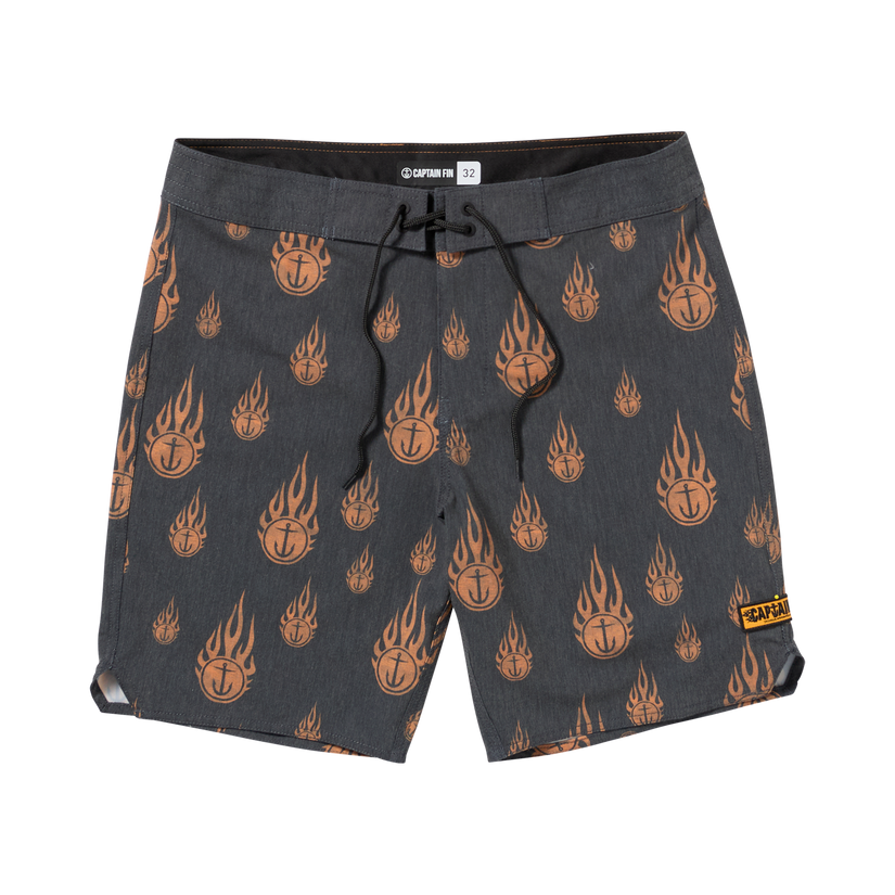 Captains Print Pack 19" Boardshort - Sunset - Captain Fin Co.