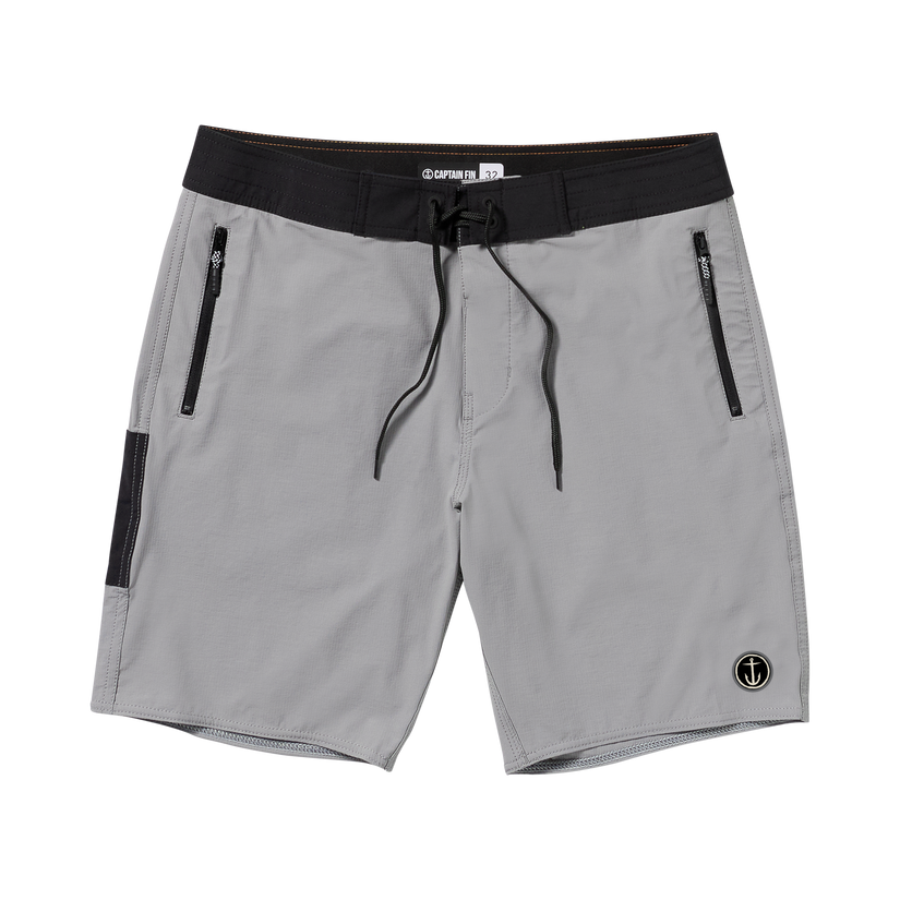 Mt Fisher Wisher 19" Boardshort - Slate Grey - Captain Fin Co.