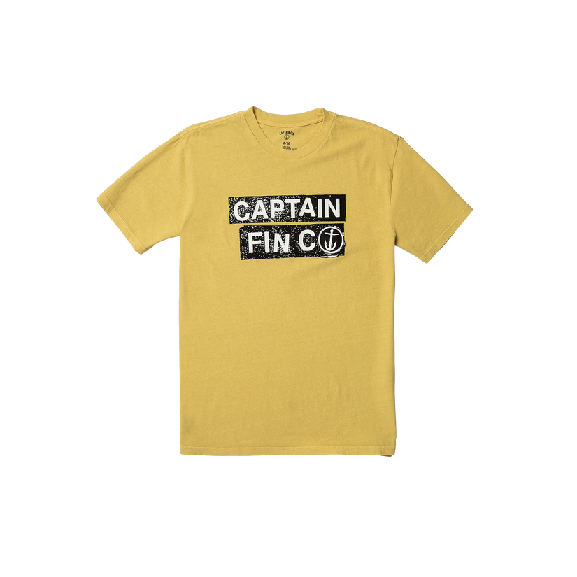 Dive Bars Short Sleeve Tee - Mineral Yellow - Captain Fin Co.