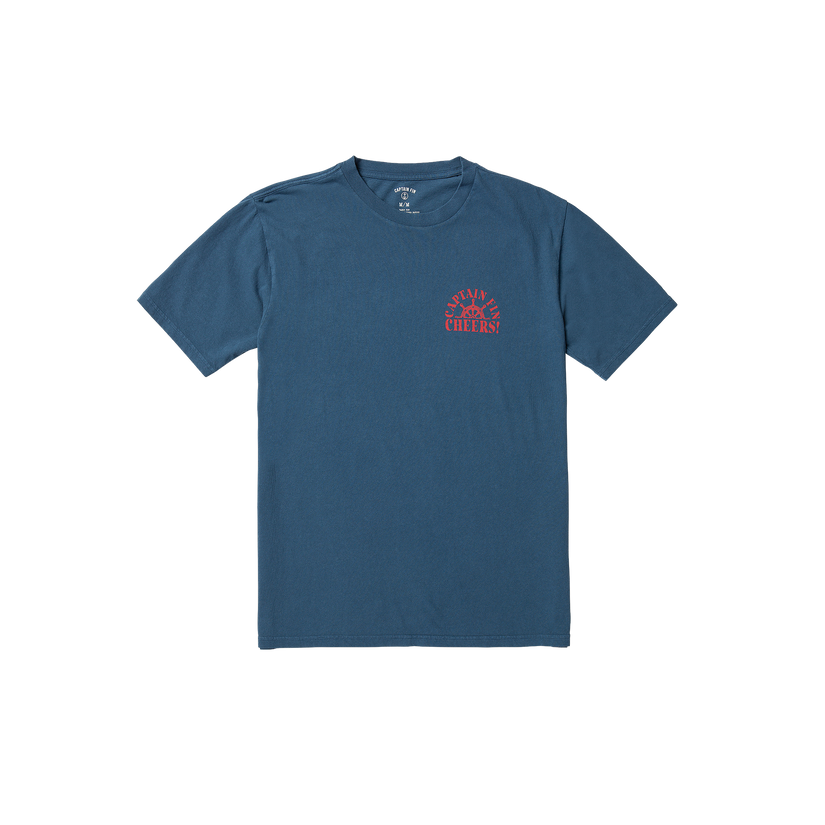 Matey Short Sleeve Tee - Dark Navy - Captain Fin Co.