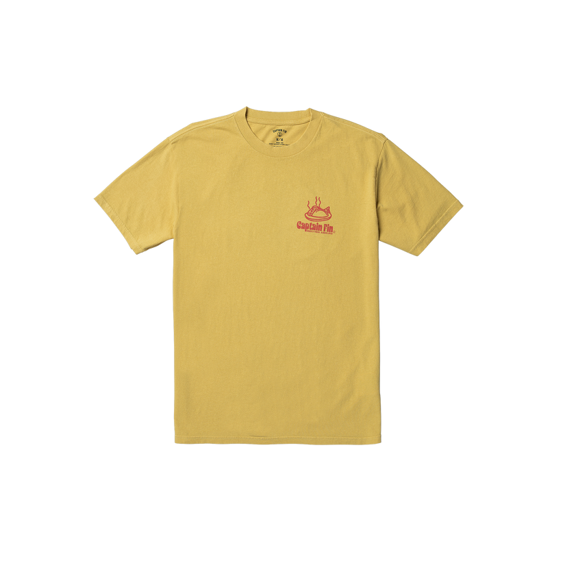 Mostly Fresh Short Sleeve Tee - Mineral Yellow - Captain Fin Co.