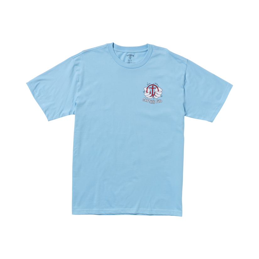 Be Cool Short Sleeve Tee - Coastal Blue - Captain Fin Co.