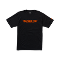 Fin Flame Short Sleeve Tee - Black