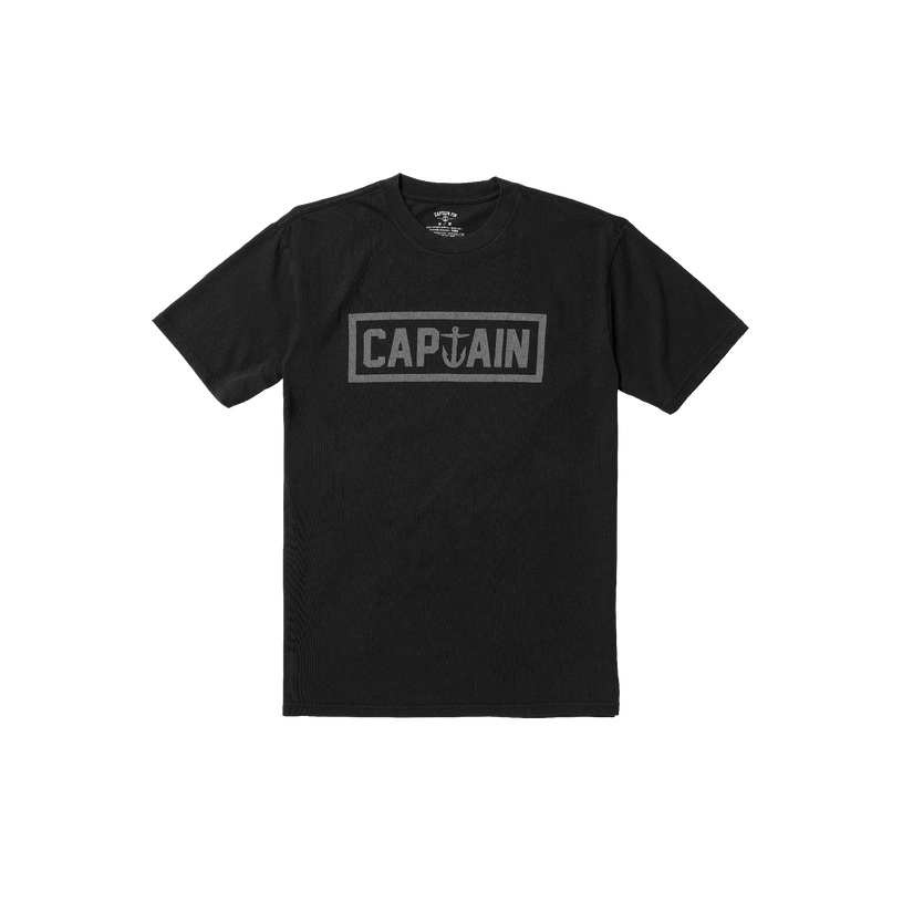 Naval Tee - BLACK - Captain Fin Co.