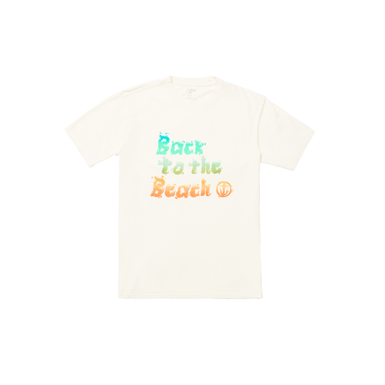 Back To The Beach Short Sleeve Tee - Vintage White