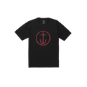 Anchor Logo Short Sleeve Tee - Blk