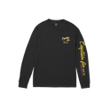 Slick Slide Logo Long Sleeve Tee - Blk