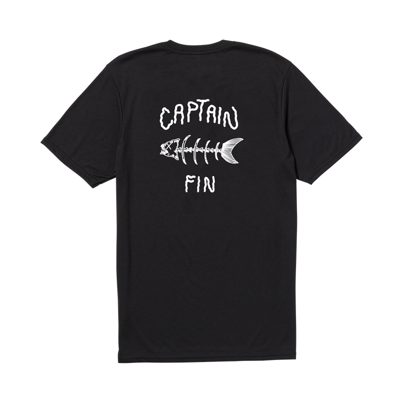 Mt Bones Short Sleeve Tee - Black - Captain Fin Co.