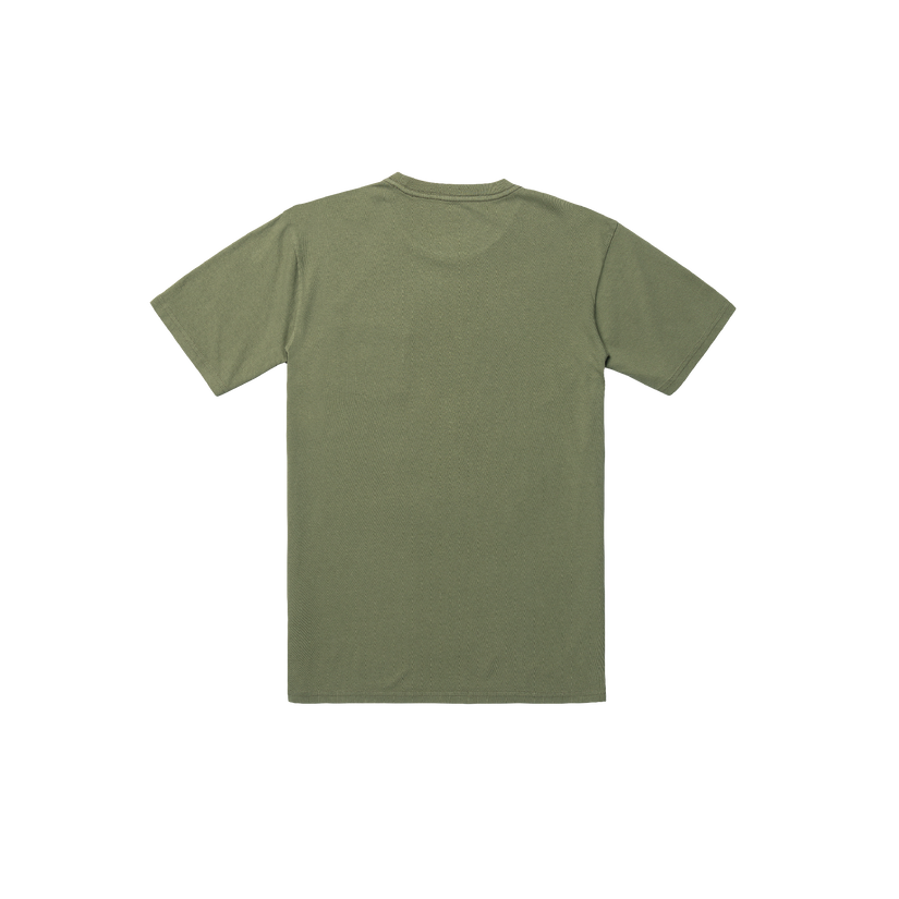 Captian Patch Pocket Tee - DARK OLIVE - Captain Fin Co.