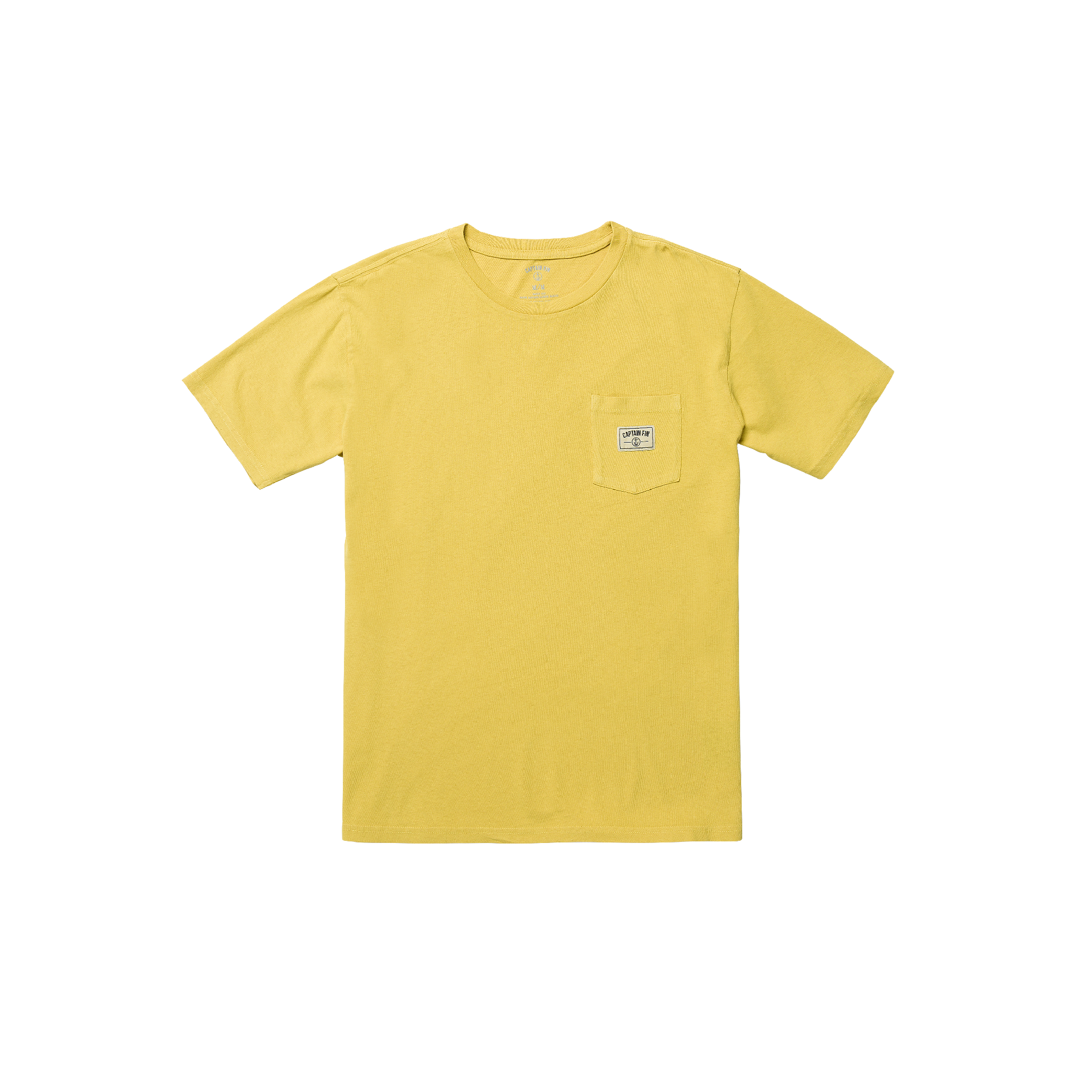 Captain Patch Pocket Short Sleeve Tee - Mineral Yellow