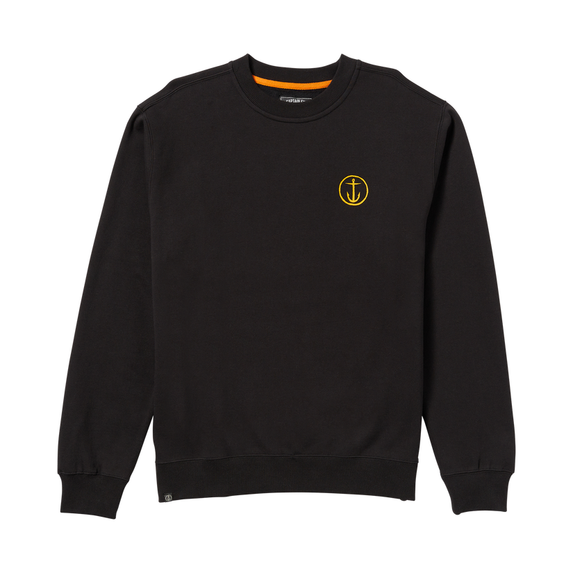 Stay Single Crew Sweatshirt - Black - Captain Fin Co.
