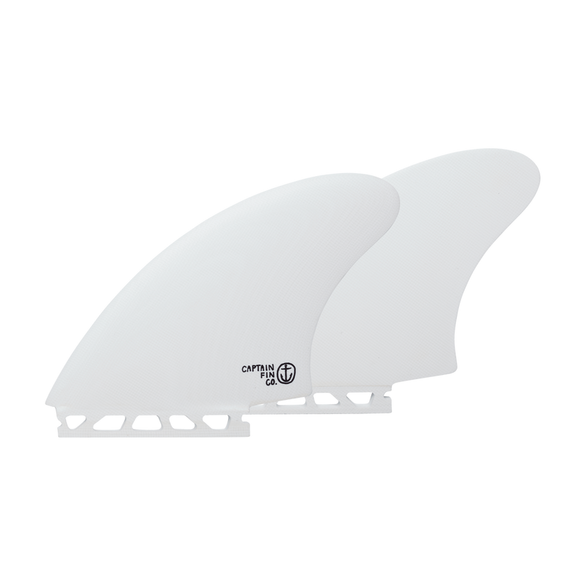 CF Keel White - Single Tab - Captain Fin Co.