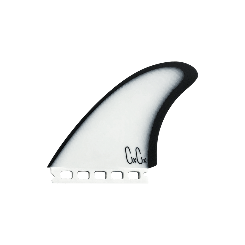 Christenson Twin Especial - White/Black - Single Tab - Captain Fin Co.